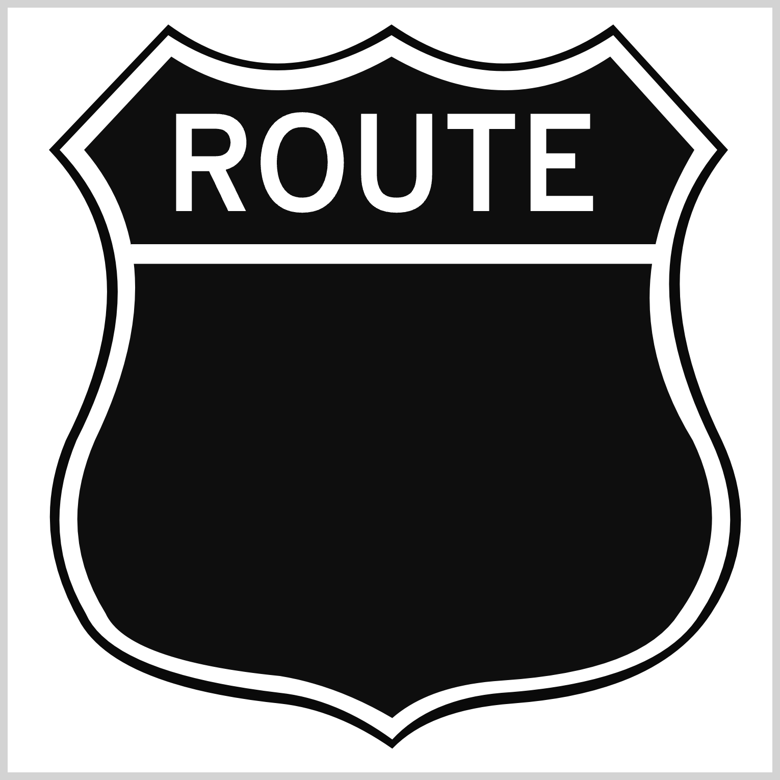 U.S. Route 66 – Route Lettering