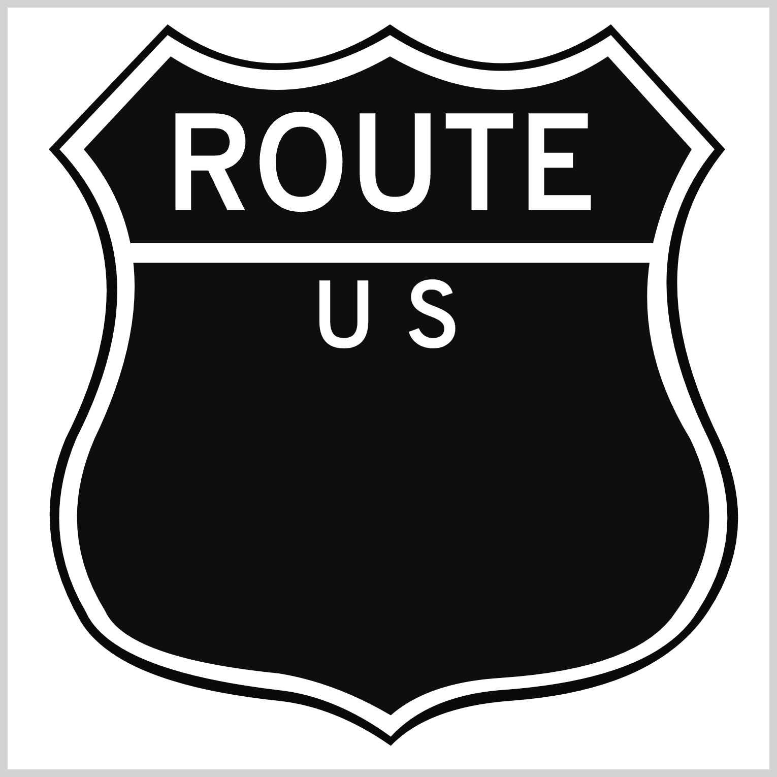 U.S. Route 66 – S Lettering