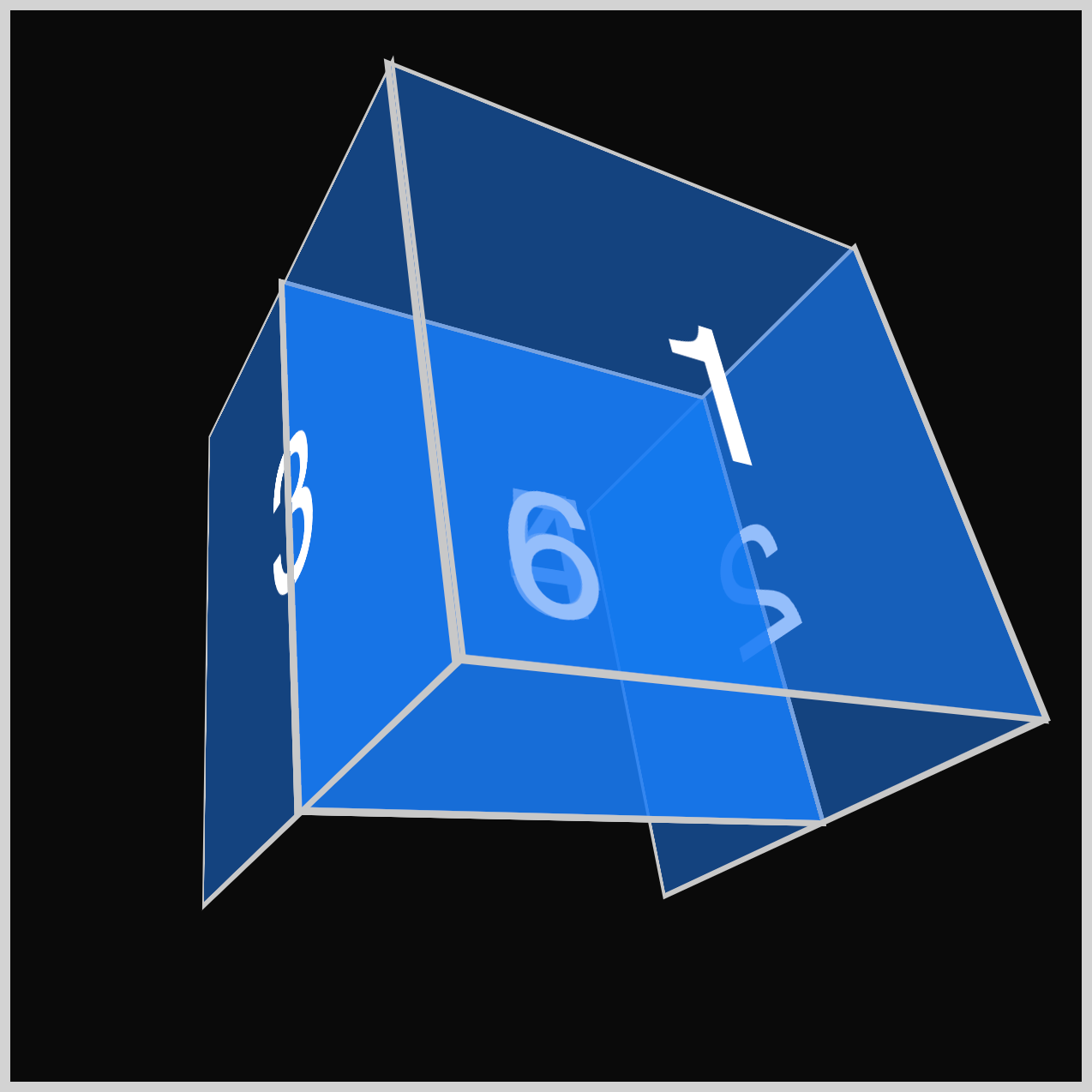 CSS 3D Cube - Left 3 Face