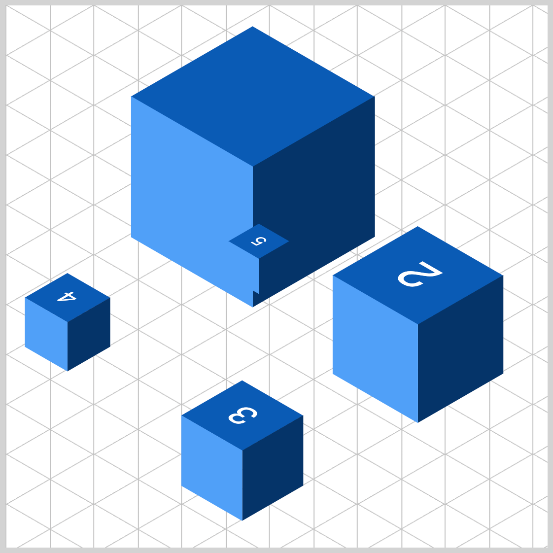 Cube 5 - Scale to 25%