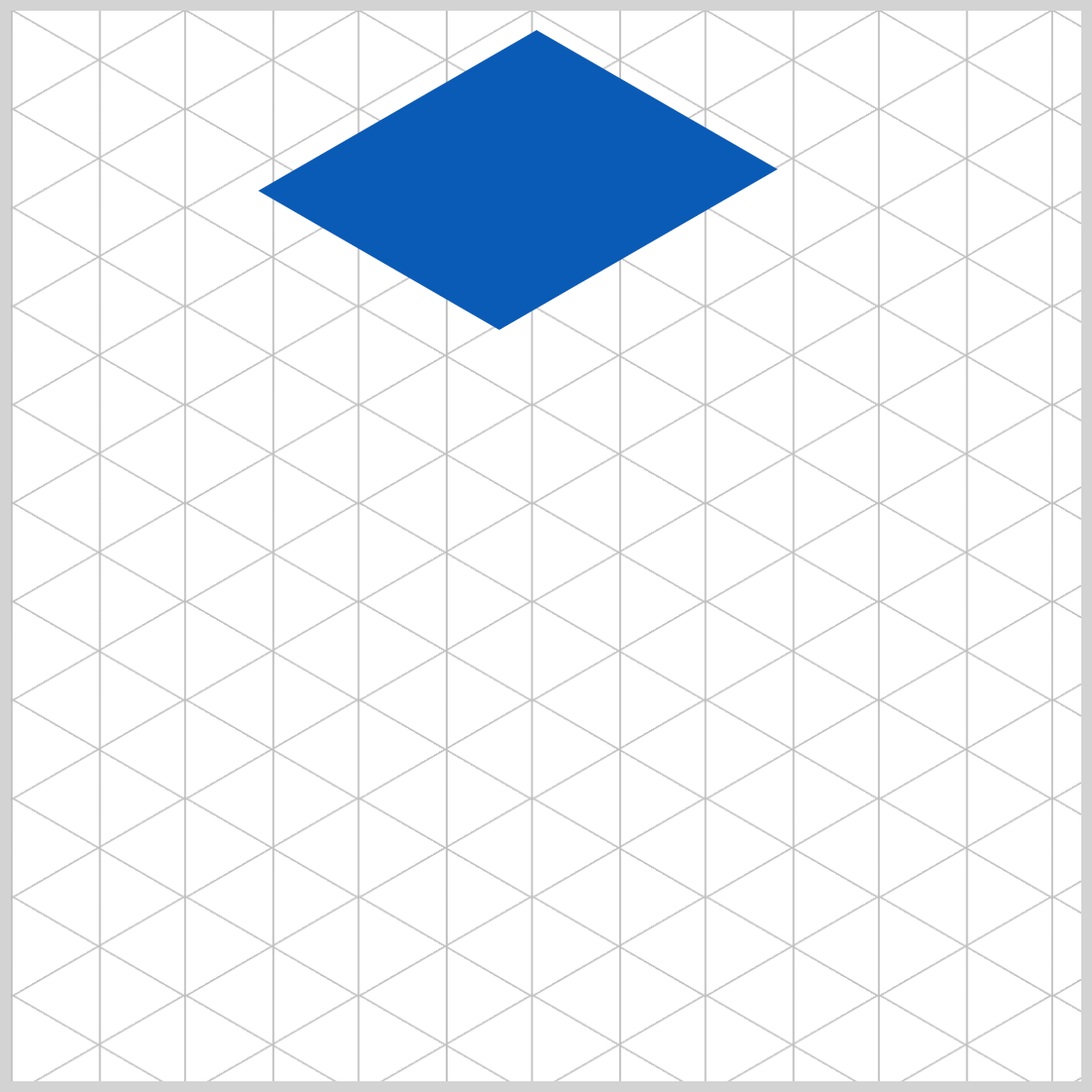 Top Face - Horizontal Skew -30 degrees